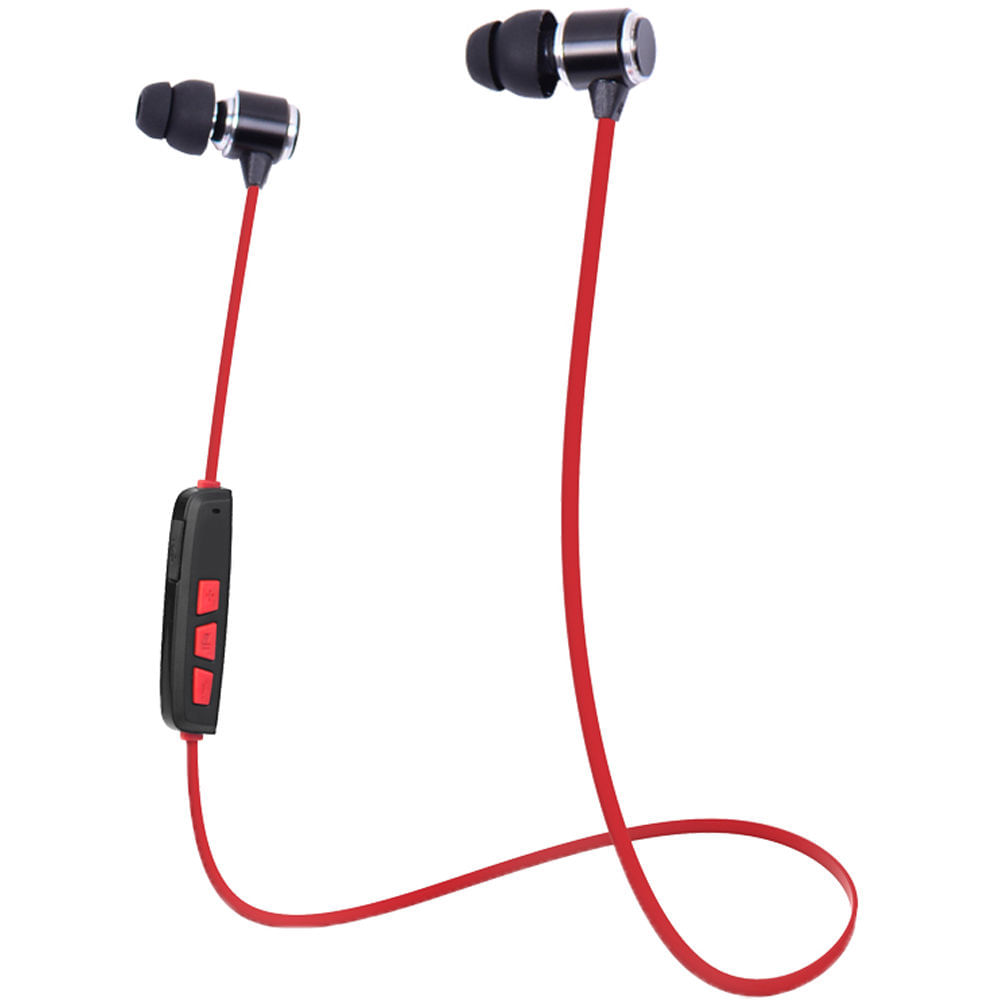 Auriculares In-Ear Deportivos Tera Grand Bluetooth 4.1 (Negro/Rojo) - Drivers Dinámicos de 10mm, Dis 1471410-REG Auriculares In-Ear Deportivos Tera Grand Bluetooth 4.1 (Negro/Rojo) - Drivers Dinámicos de 10mm, Dis 1471410-REG