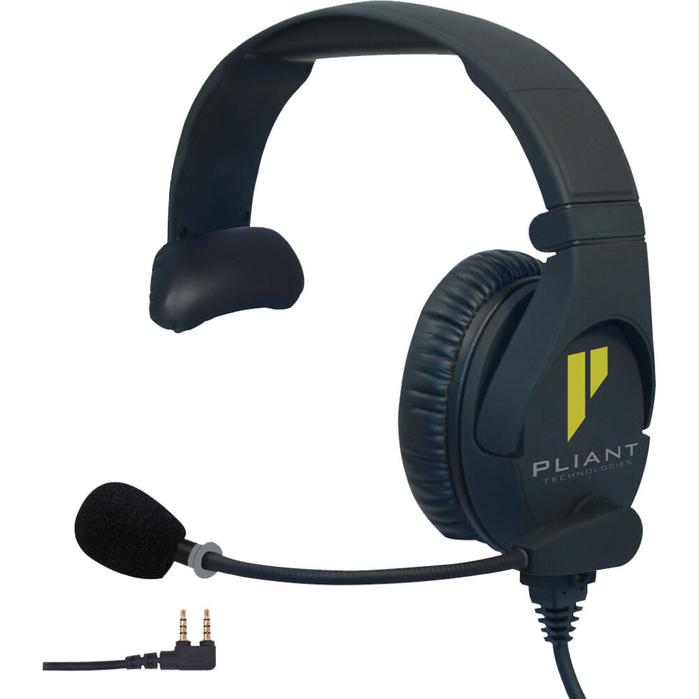 Auriculares Electret Pliant Technologies SmartBoom PRO de Un Solo Oído con Conectores Duales de 3.5m 1807022-REG Auriculares Electret Pliant Technologies SmartBoom PRO de Un Solo Oído con Conectores Duales de 3.5m 1807022-REG