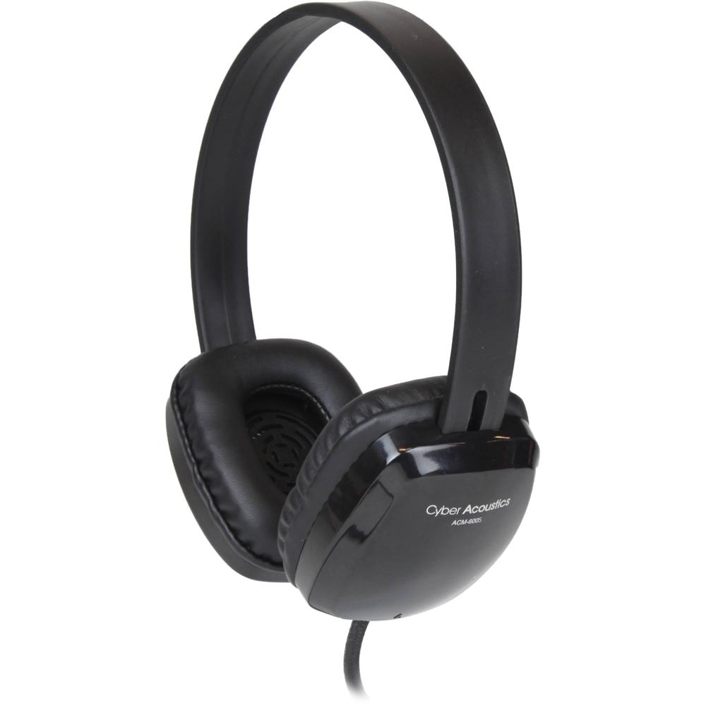 Auriculares Estéreo USB Cyber Acoustics ACM-6005 con Conexión por Cable, Almohadillas de Cuero Sinté 1407470-REG Auriculares Estéreo USB Cyber Acoustics ACM-6005 con Conexión por Cable, Almohadillas de Cuero Sinté 1407470-REG
