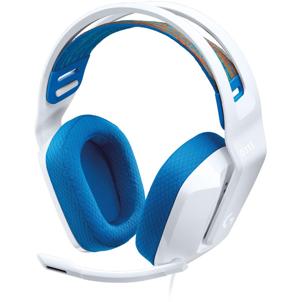 Auriculares Gaming Logitech G G335 con Cable (Blanco) - Drivers de 40mm, Micrófono Integrado, Almoha 1667471-REG Auriculares Gaming Logitech G G335 con Cable (Blanco) - Drivers de 40mm, Micrófono Integrado, Almoha 1667471-REG