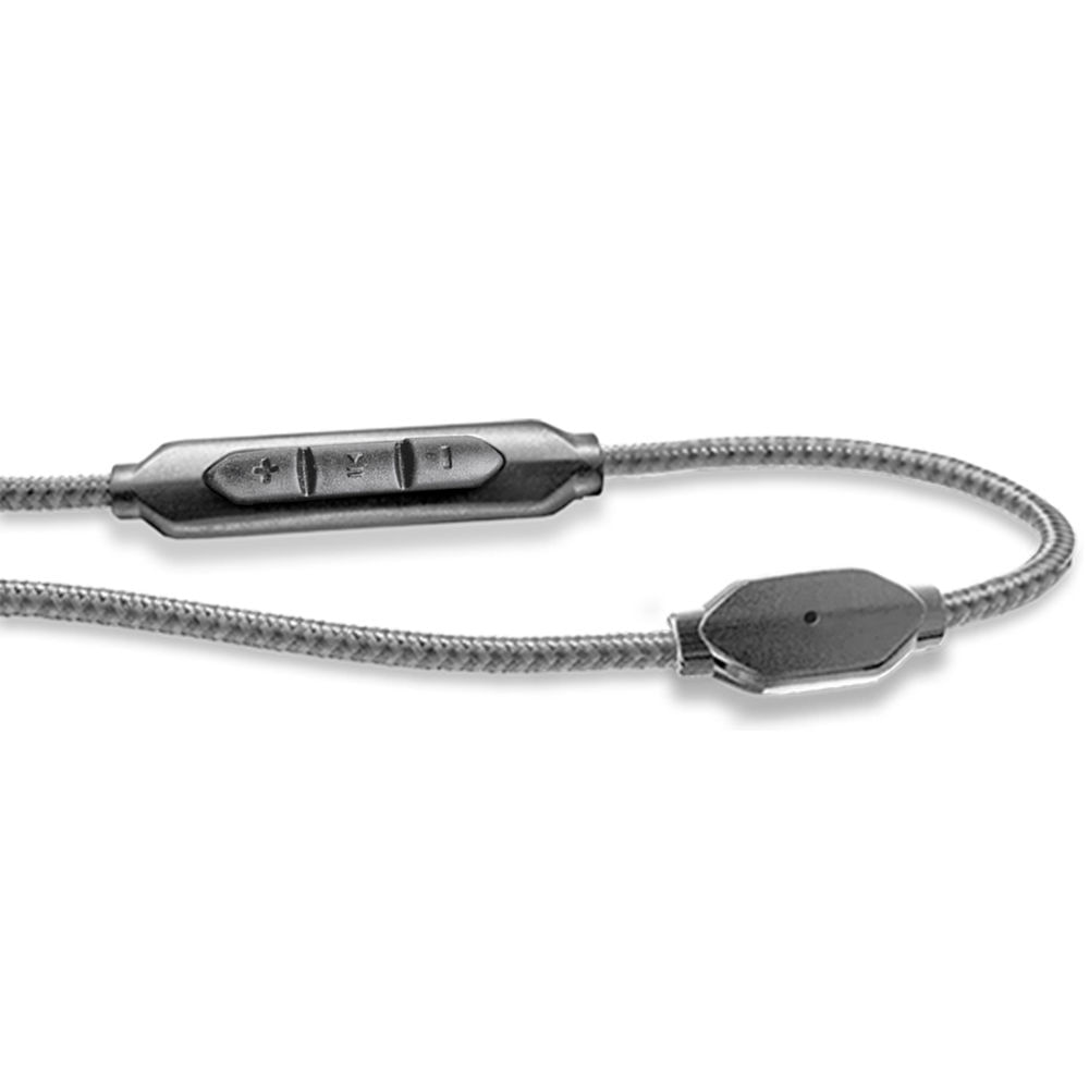 V-MODA Cable SpeakEasy de 3 Botones con Micrófono y Control Remoto (Gris) - Cable de Kevlar Reforzad 1197942-REG V-MODA Cable SpeakEasy de 3 Botones con Micrófono y Control Remoto (Gris) - Cable de Kevlar Reforzad 1197942-REG