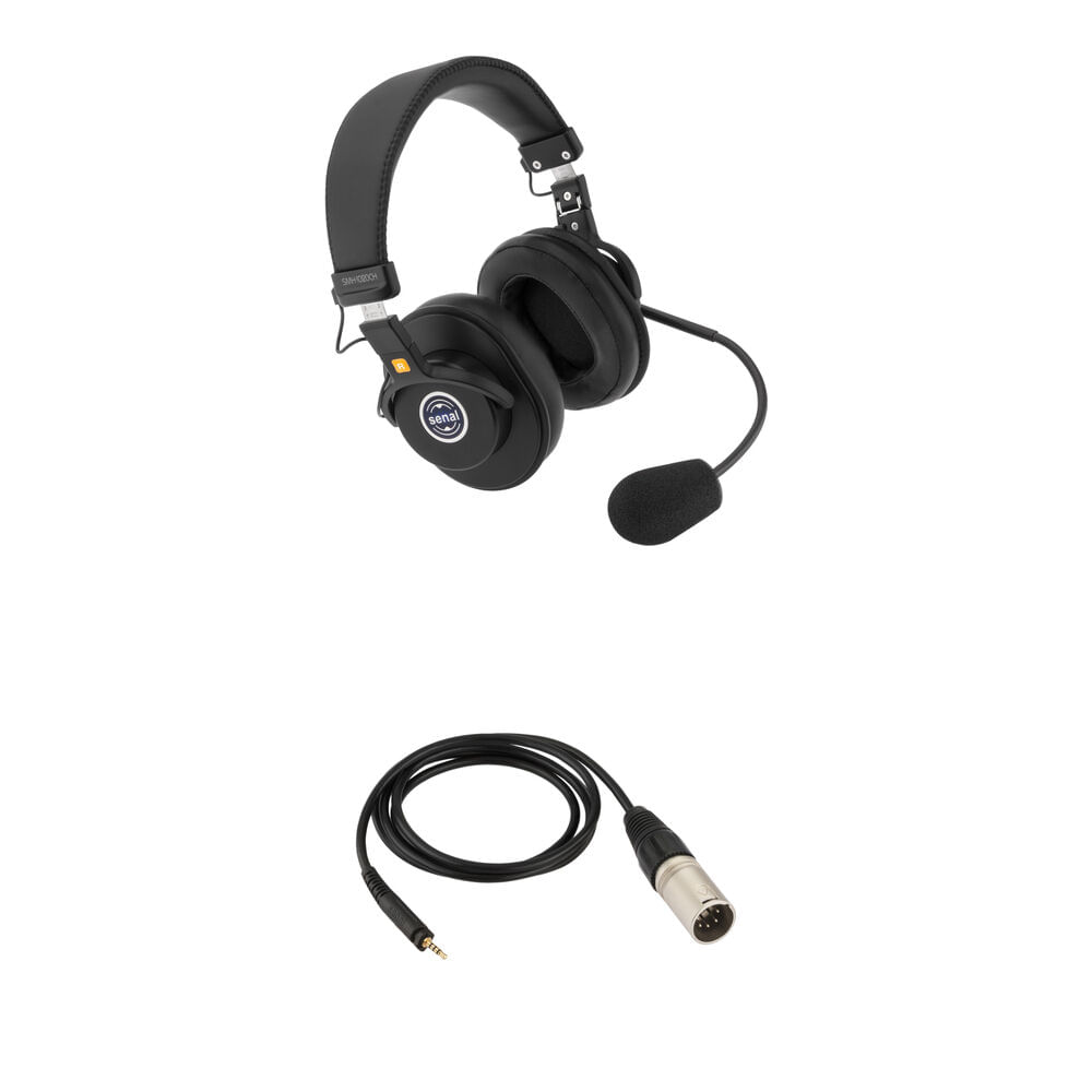Kit de Auriculares de Comunicación de Doble Cara Senal SMH-1020CH2 con Cable XLRM de 5 Pines para Si 1780267-REG Kit de Auriculares de Comunicación de Doble Cara Senal SMH-1020CH2 con Cable XLRM de 5 Pines para Si 1780267-REG