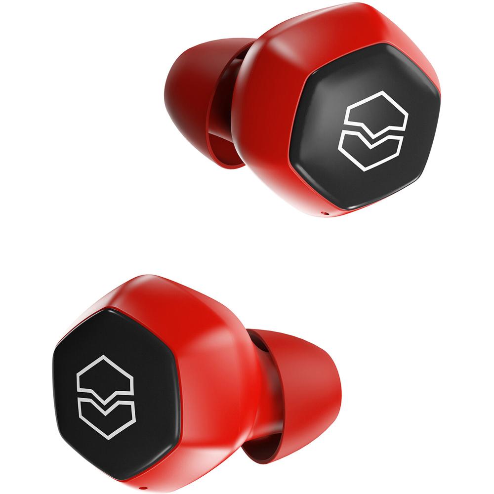 V-MODA Hexamove Lite Auriculares In-Ear True Wireless (Rojo) - Drivers Dinámicos de 6mm, Eartips Erg 1670864-REG V-MODA Hexamove Lite Auriculares In-Ear True Wireless (Rojo) - Drivers Dinámicos de 6mm, Eartips Erg 1670864-REG