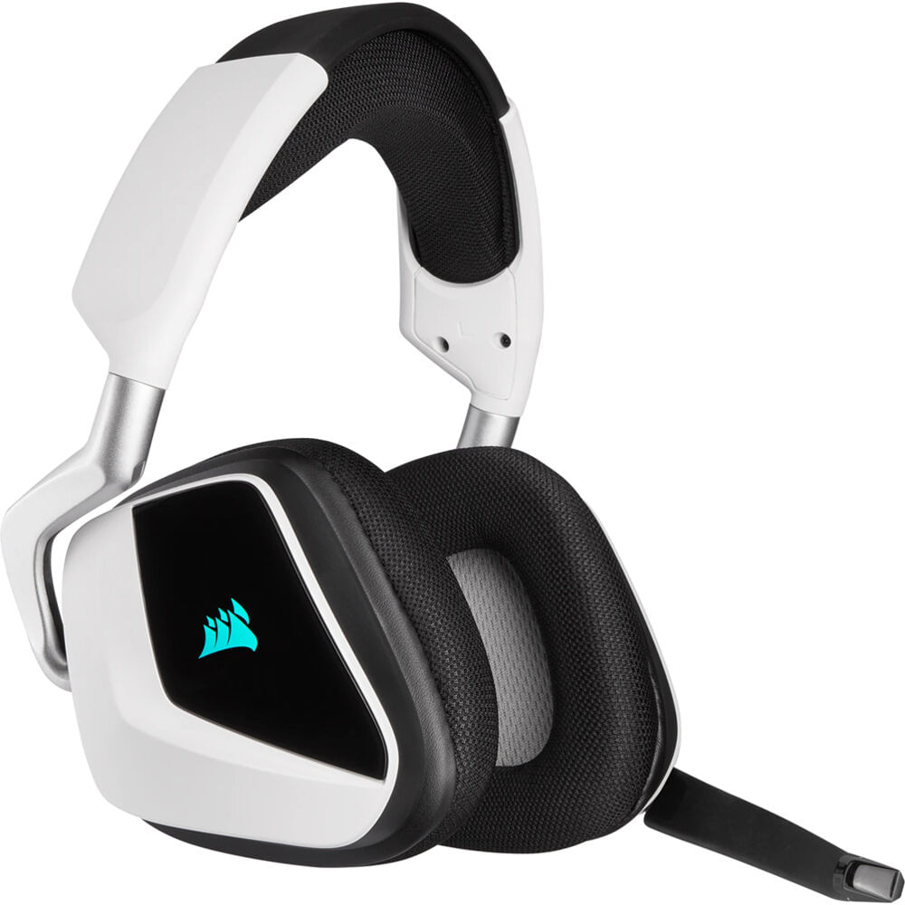 Corsair VOID RGB ELITE Auriculares Gaming Inalámbricos (Blanco) - 2.4 GHz, Controladores de Audio de 1723216-REG Corsair VOID RGB ELITE Auriculares Gaming Inalámbricos (Blanco) - 2.4 GHz, Controladores de Audio de 1723216-REG