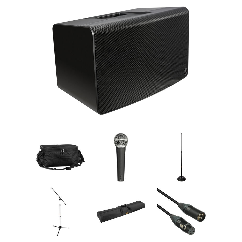 Kit de Inicio para Cantautores Mackie FreePlay: PA Personal Bluetooth, Micrófono, Soportes y Accesor 1462578-REG Kit de Inicio para Cantautores Mackie FreePlay: PA Personal Bluetooth, Micrófono, Soportes y Accesor 1462578-REG
