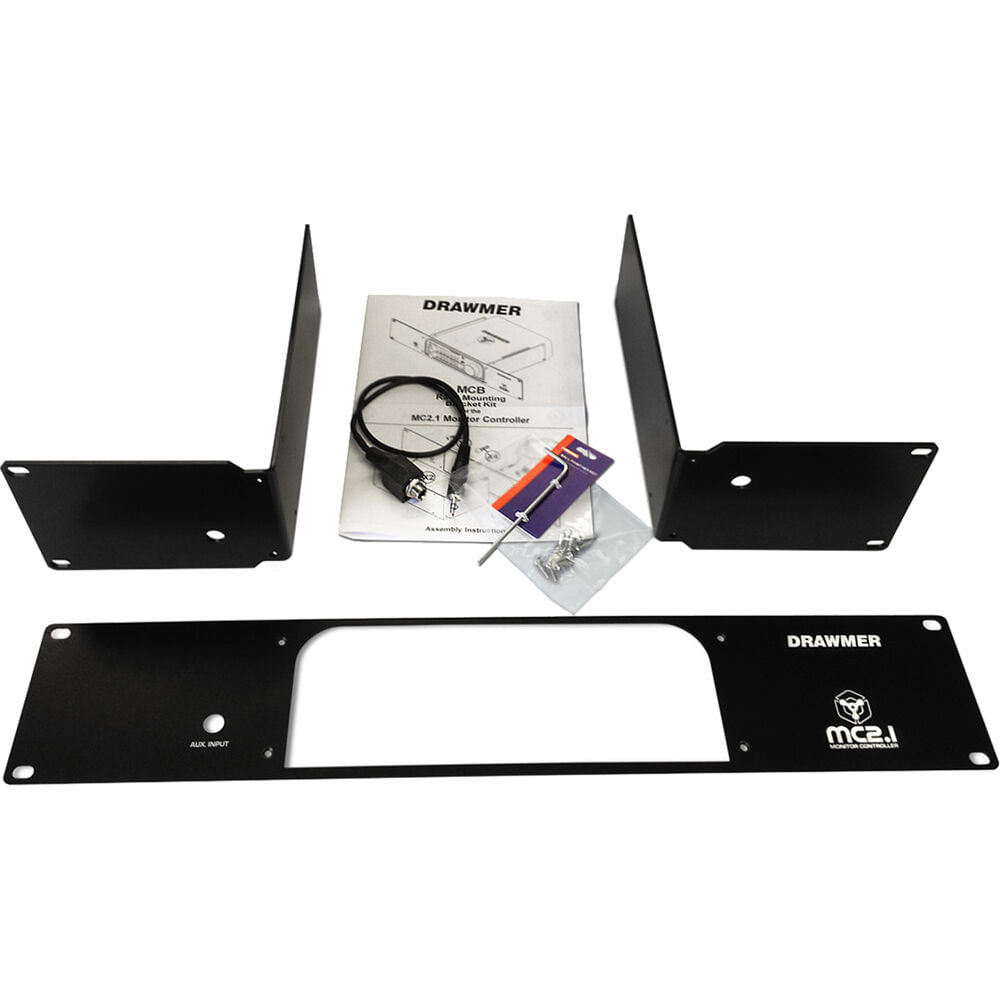 Kit de Soporte para Montaje en Rack Drawmer MCB para Controlador de Monitores MC2.1 - Diseño Persona 1752099-REG Kit de Soporte para Montaje en Rack Drawmer MCB para Controlador de Monitores MC2.1 - Diseño Persona 1752099-REG