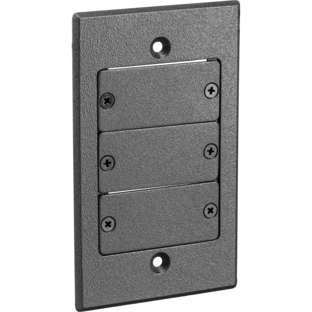 Kramer FRAME-1G Marco de Tres Inserciones para Placas de Pared de Un Solo Gang (Gris) - Soporta hast 1260597-REG Kramer FRAME-1G Marco de Tres Inserciones para Placas de Pared de Un Solo Gang (Gris) - Soporta hast 1260597-REG