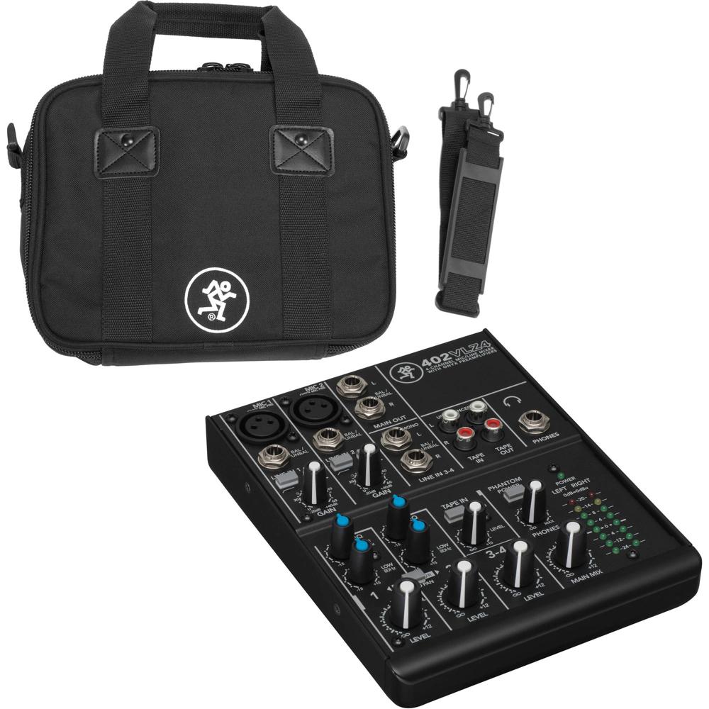 Mackie 402VLZ4 Mixer Kit con Bolsa - Mezclador para Refuerzo de Sonido, 2 Preamplificadores Onyx, EQ 1250708-REG Mackie 402VLZ4 Mixer Kit con Bolsa - Mezclador para Refuerzo de Sonido, 2 Preamplificadores Onyx, EQ 1250708-REG
