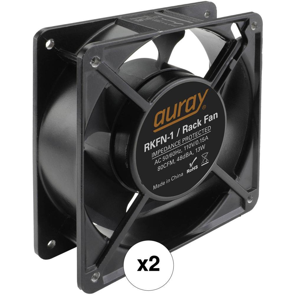 Ventilador Auray RKFN-1 para Rack con Kit de Cable de Alimentación (Paquete de 2) - Montaje en Racks 1736561-REG Ventilador Auray RKFN-1 para Rack con Kit de Cable de Alimentación (Paquete de 2) - Montaje en Racks 1736561-REG