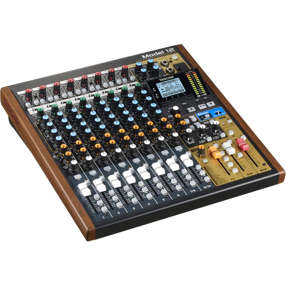 TASCAM Model 12: Mezclador/Grabador/Interfaz USB Integrada con 10 Canales de Entrada, Compresor de U 1539340-REG TASCAM Model 12: Mezclador/Grabador/Interfaz USB Integrada con 10 Canales de Entrada, Compresor de U 1539340-REG