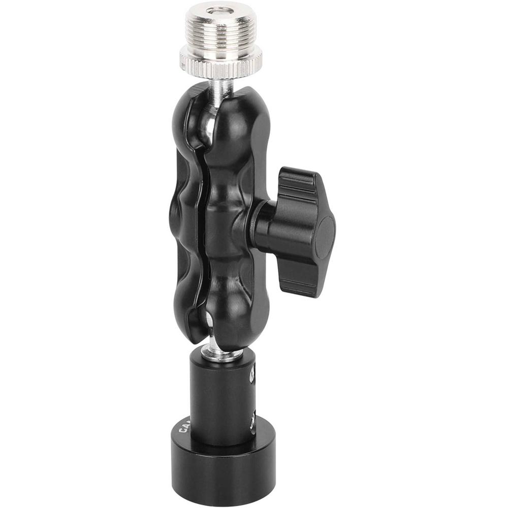 CAMVATE Mini Ball Arm Mount para Micrófono con Adaptador - Soportes de 5/8 CAMVATE Mini Ball Arm Mount para Micrófono con Adaptador - Soportes de 5/8