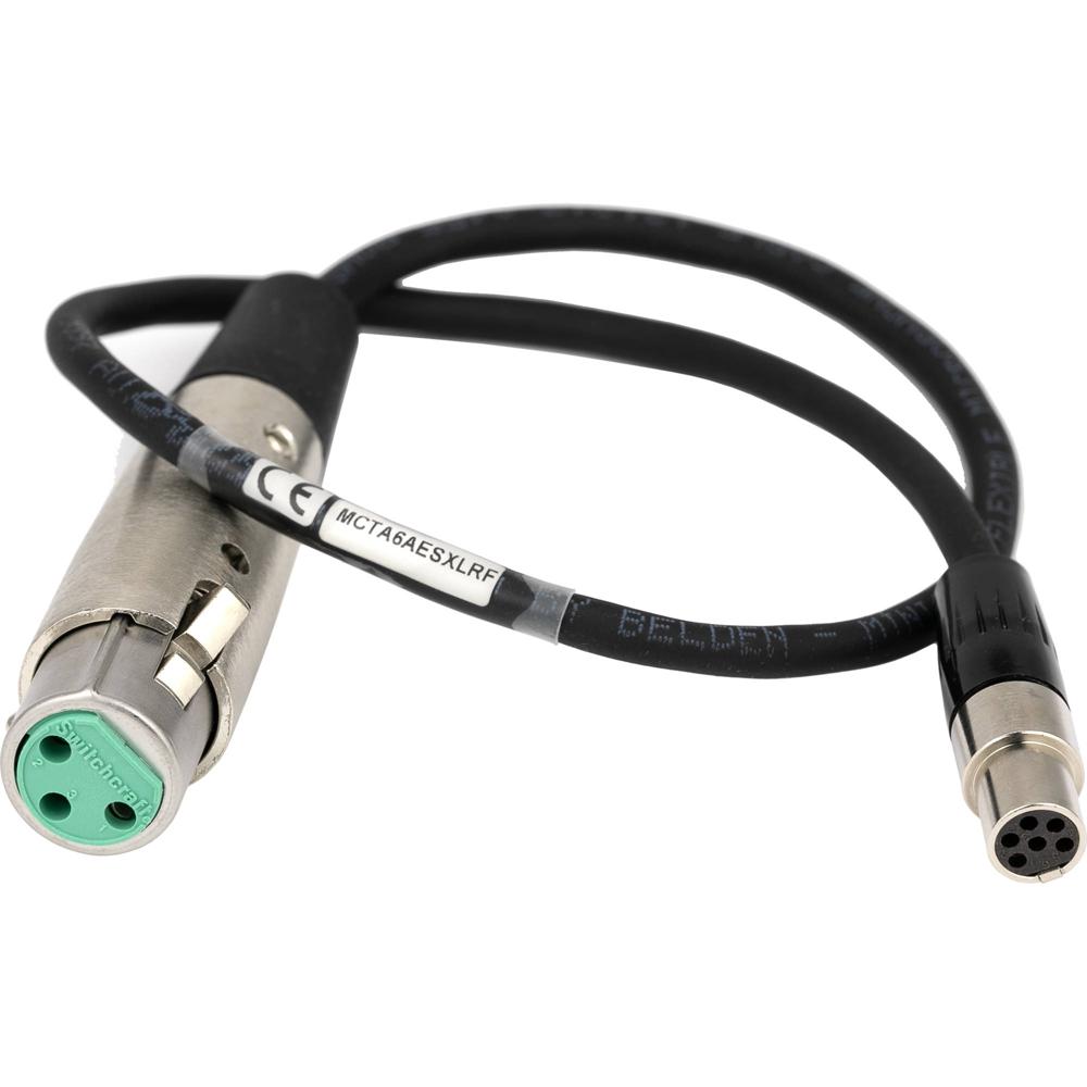 Cable de Audio Digital Dual Canal Lectrosonics XLR Femenino a TA6F para Transmisor DCHT (18 Cable de Audio Digital Dual Canal Lectrosonics XLR Femenino a TA6F para Transmisor DCHT (18