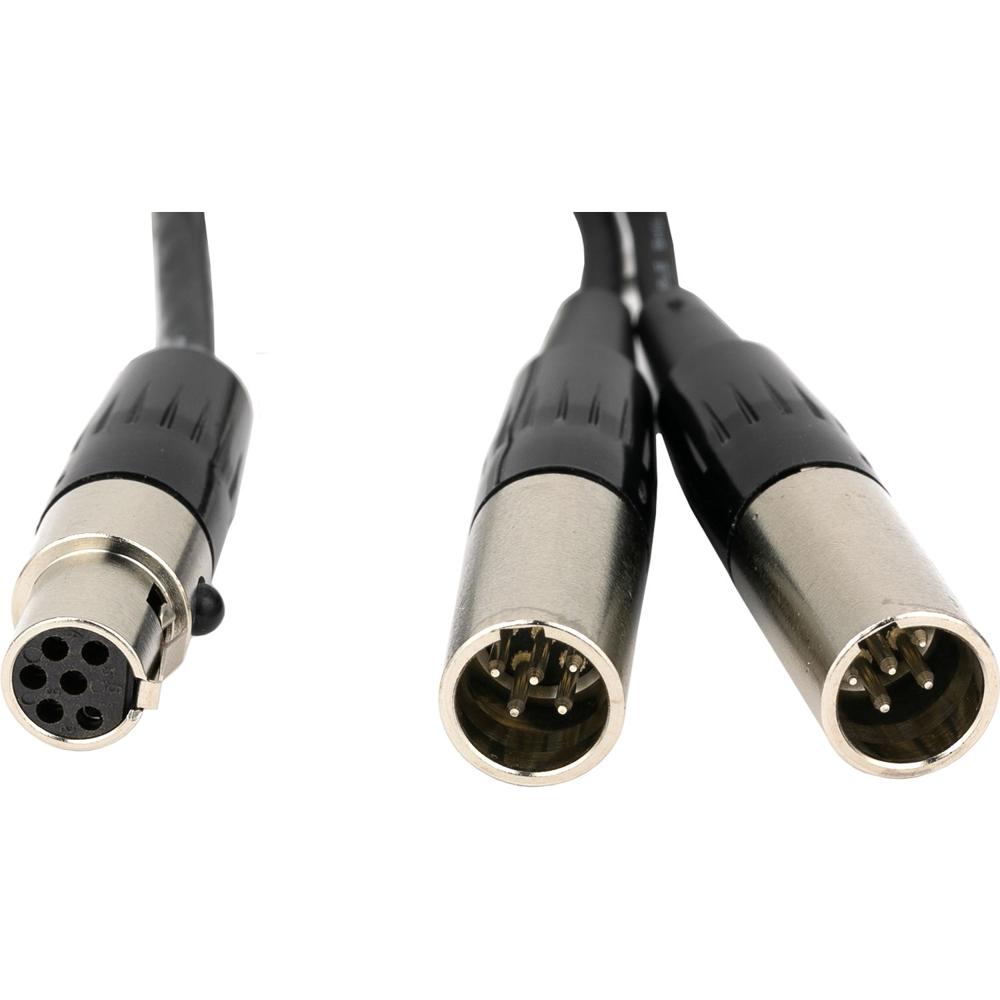 Cable de Micrófono/ Línea Dual TA5M a TA6F de Lectrosonics para Transmisor DCHT (6 Cable de Micrófono/ Línea Dual TA5M a TA6F de Lectrosonics para Transmisor DCHT (6