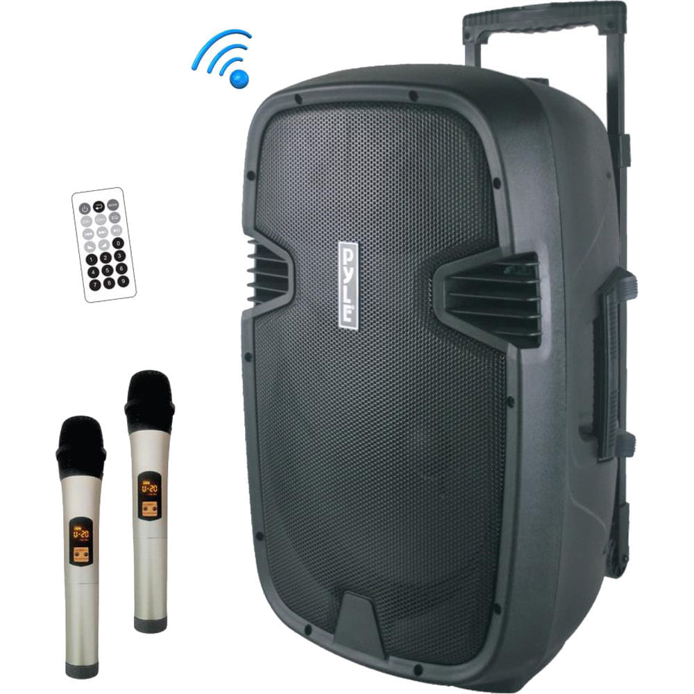 Sistema PA Portátil Pyle Pro PPHP1535WMU de 15 Sistema PA Portátil Pyle Pro PPHP1535WMU de 15