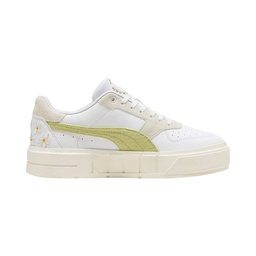 Zapatillas Urbanas para mujer Puma Court Embroidery 398828-01 Blanco Talla 39 Zapatillas Urbanas para mujer Puma Court Embroidery 398828-01 Blanco Talla 39