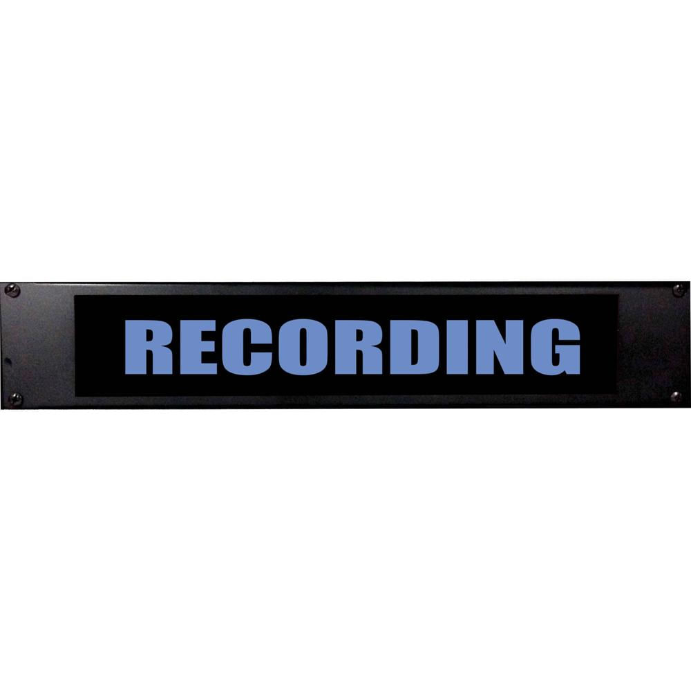 Cartel de Grabación American Recorder con LEDs (2 RU, Inglés, Azul) 1351168-REG Cartel de Grabación American Recorder con LEDs (2 RU, Inglés, Azul) 1351168-REG