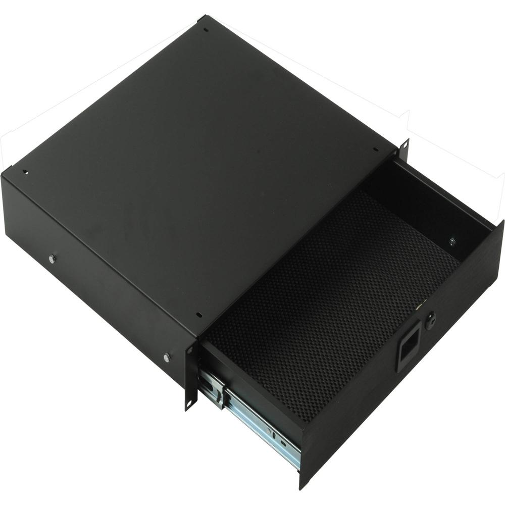 Cajón Montable Middle Atlantic TD4LK con Cerradura (Negro, 4 RU) - Seguridad y Resistencia para Mate 244286-REG Cajón Montable Middle Atlantic TD4LK con Cerradura (Negro, 4 RU) - Seguridad y Resistencia para Mate 244286-REG