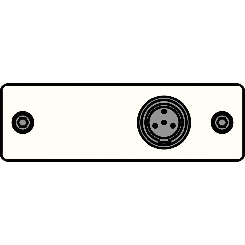 FSR IPS-C611S-WHT - Inserto de Control IPS (Blanco) con Conector XLR de 4 Pines Mini, Diseño Modular 665000-REG FSR IPS-C611S-WHT - Inserto de Control IPS (Blanco) con Conector XLR de 4 Pines Mini, Diseño Modular 665000-REG
