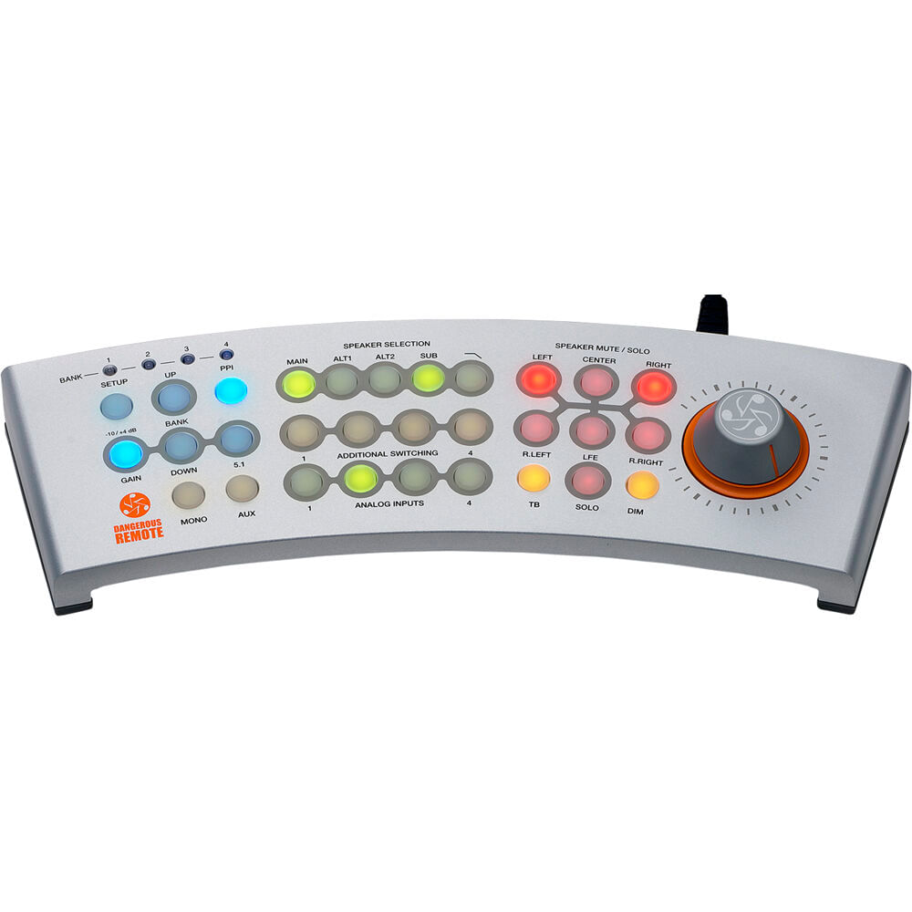 Control Remoto Dangerous Music para Monitor ST: Acceso a Todas las Funciones, Interruptores Iluminad 1643078-REG Control Remoto Dangerous Music para Monitor ST: Acceso a Todas las Funciones, Interruptores Iluminad 1643078-REG