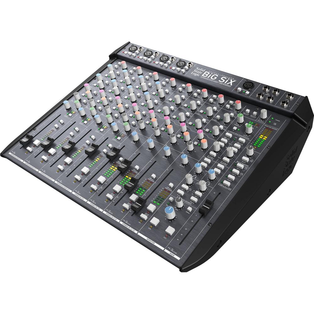Consola de Mezcla Solid State Logic BiG SiX SuperAnalogue y Interfaz de Audio USB para Producción Hí 1662911-REG Consola de Mezcla Solid State Logic BiG SiX SuperAnalogue y Interfaz de Audio USB para Producción Hí 1662911-REG