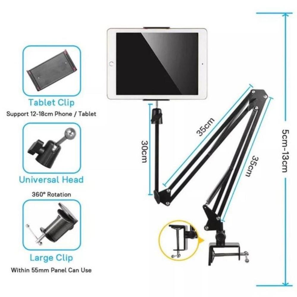 Soporte de Celular Tablet Hasta 10 para Escritorio Cama Plegable 360 Soporte de Celular Tablet Hasta 10 para Escritorio Cama Plegable 360