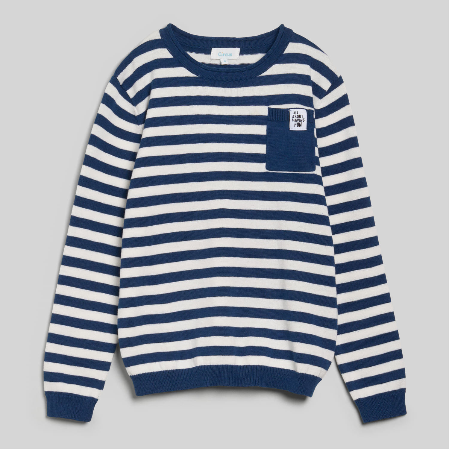 Chompa Para Niño Circus Rn Rayas Pocket