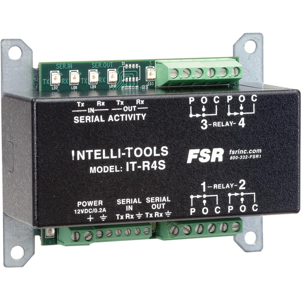 Módulo de Relé FSR IT-R4S: Módulo de Relé ASCII, Bucle Serial, Controlable por RS-232 662719-REG Módulo de Relé FSR IT-R4S: Módulo de Relé ASCII, Bucle Serial, Controlable por RS-232 662719-REG