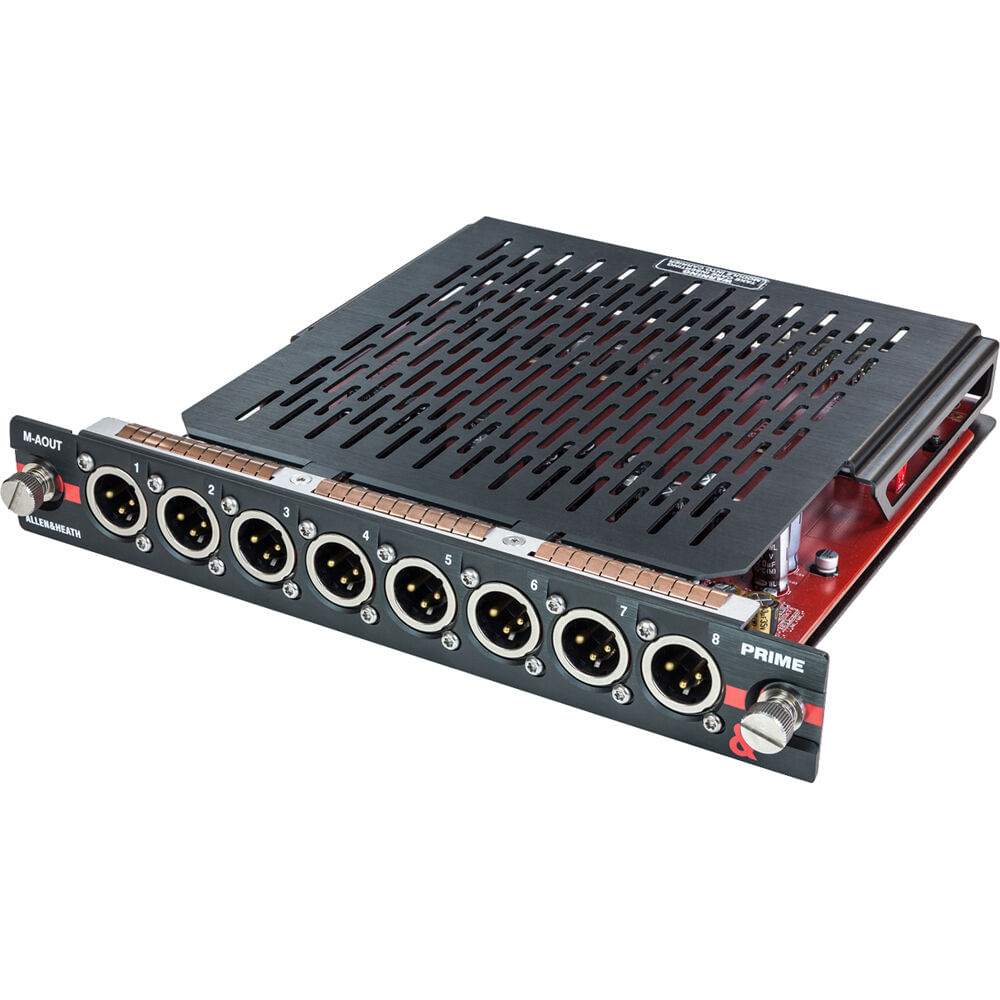 Módulo de Salida Premium Allen & Heath PRIME de 8 Canales para Expansor DX32 - Compatible con SQ, dL 1691685-REG Módulo de Salida Premium Allen & Heath PRIME de 8 Canales para Expansor DX32 - Compatible con SQ, dL 1691685-REG