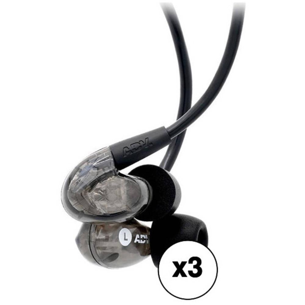 Monitores In-Ear ADV. Modelo 2 de Alta Resolución (Edición en Vivo, Negro, Paquete de 3) - Sonido Di 1708845-REG Monitores In-Ear ADV. Modelo 2 de Alta Resolución (Edición en Vivo, Negro, Paquete de 3) - Sonido Di 1708845-REG