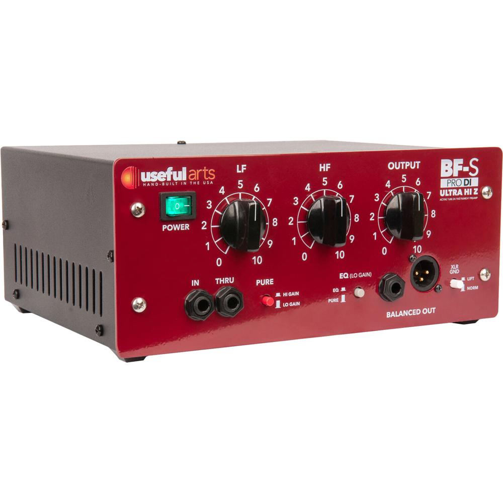 Preamp/DI de Instrumento BF-S Pro de Useful Arts Audio con Circuito de Válvula Clase A y Ecualizador 1601436-REG Preamp/DI de Instrumento BF-S Pro de Useful Arts Audio con Circuito de Válvula Clase A y Ecualizador 1601436-REG