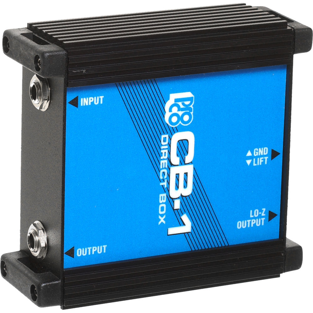 Pro Co Sound CB-1 Caja Directa Pasiva con Interruptor de Elevación de Tierra 208121-REG Pro Co Sound CB-1 Caja Directa Pasiva con Interruptor de Elevación de Tierra 208121-REG
