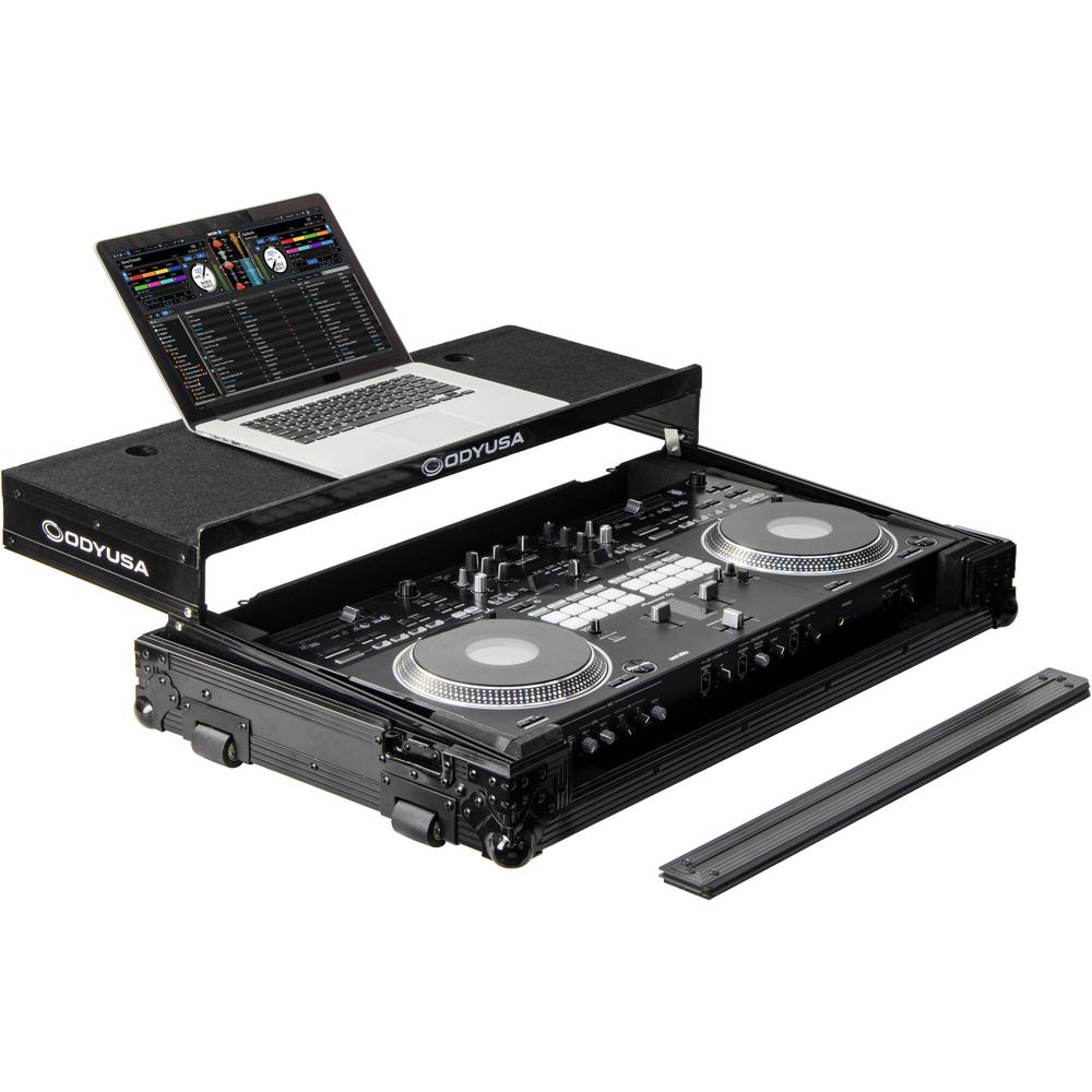 Odyssey Black Label Glide Style Flight Case para Pioneer DDJ-REV7 (Negro sobre Negro) - Plataforma D 1706125-REG Odyssey Black Label Glide Style Flight Case para Pioneer DDJ-REV7 (Negro sobre Negro) - Plataforma D 1706125-REG