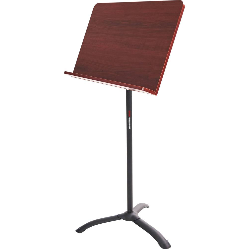 Soporte de Música de Madera Gator con Base de Metal Cepillado - Ideal para Recitales y Directores, A 1775902-REG Soporte de Música de Madera Gator con Base de Metal Cepillado - Ideal para Recitales y Directores, A 1775902-REG