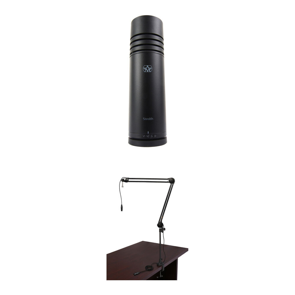 Kit de Voz en Off para Una Persona Aston Microphones Stealth con Micrófono Dinámico Stealth 4-Voice, 1507938-REG Kit de Voz en Off para Una Persona Aston Microphones Stealth con Micrófono Dinámico Stealth 4-Voice, 1507938-REG