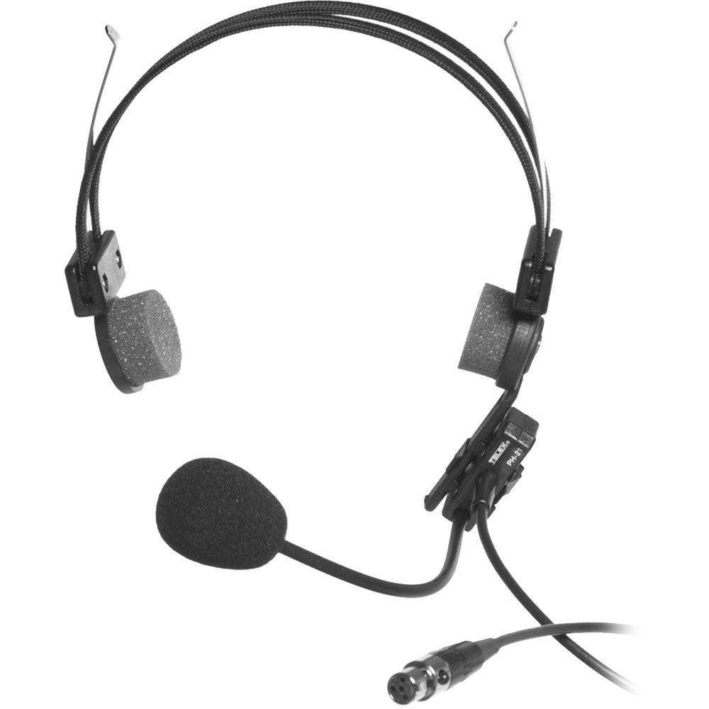 Micrófono de Condensador Unidireccional Telex PH-21 con Conector TA4 y Soporte para Cabeza Ajustable 77035-REG Micrófono de Condensador Unidireccional Telex PH-21 con Conector TA4 y Soporte para Cabeza Ajustable 77035-REG