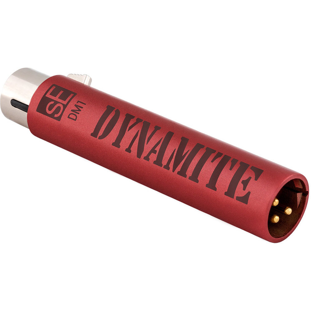 sE Electronics DM1 Dynamite - Preamplificador Activo In-Line para Micrófono (Rojo) - 28 dB de Gananc 1437348-REG sE Electronics DM1 Dynamite - Preamplificador Activo In-Line para Micrófono (Rojo) - 28 dB de Gananc 1437348-REG
