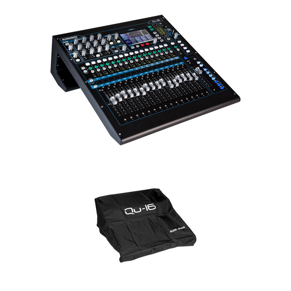 Mezclador Digital Allen & Heath QU-16C con Kit de Cubierta Antipolvo - 16 Entradas Mic/Line, Interfa 1790114-REG Mezclador Digital Allen & Heath QU-16C con Kit de Cubierta Antipolvo - 16 Entradas Mic/Line, Interfa 1790114-REG