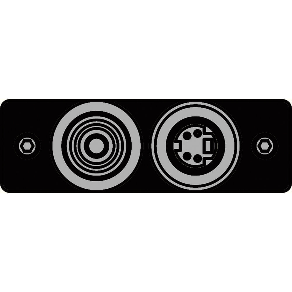 Placa de Inserción FSR IPS-V921S-BLK RCA (YEL) a BNC-S-Video a S-Video Femenina (Negra) 663365-REG Placa de Inserción FSR IPS-V921S-BLK RCA (YEL) a BNC-S-Video a S-Video Femenina (Negra) 663365-REG