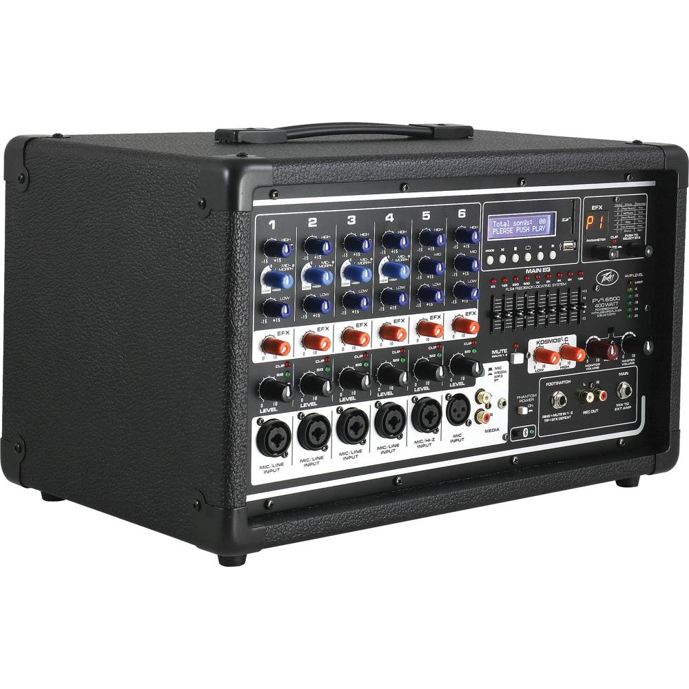 Peavey PVi 6500 - Mezclador Potenciado de 400W y 10 Canales con Efectos Digitales de 24-Bit, Entrada 929891-REG Peavey PVi 6500 - Mezclador Potenciado de 400W y 10 Canales con Efectos Digitales de 24-Bit, Entrada 929891-REG