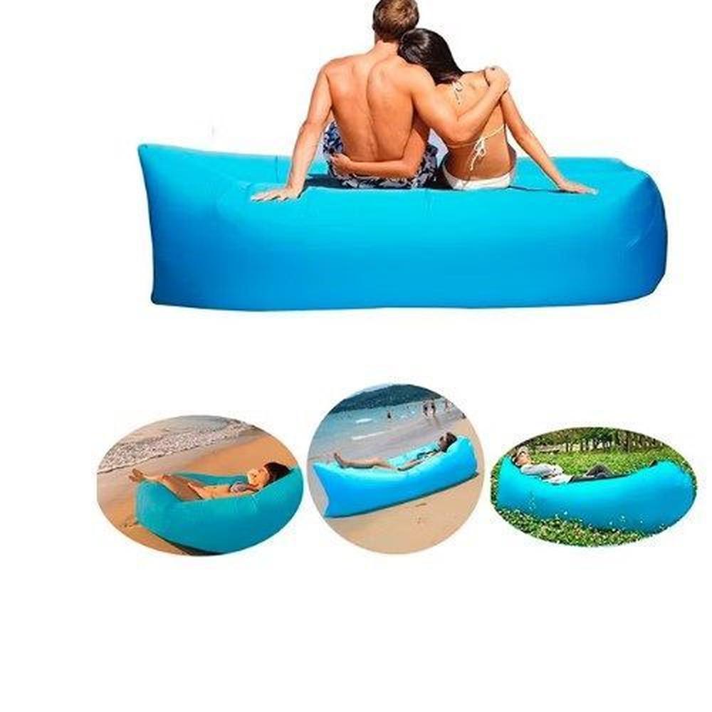 Hamaca inflable tipo sofa multicolor