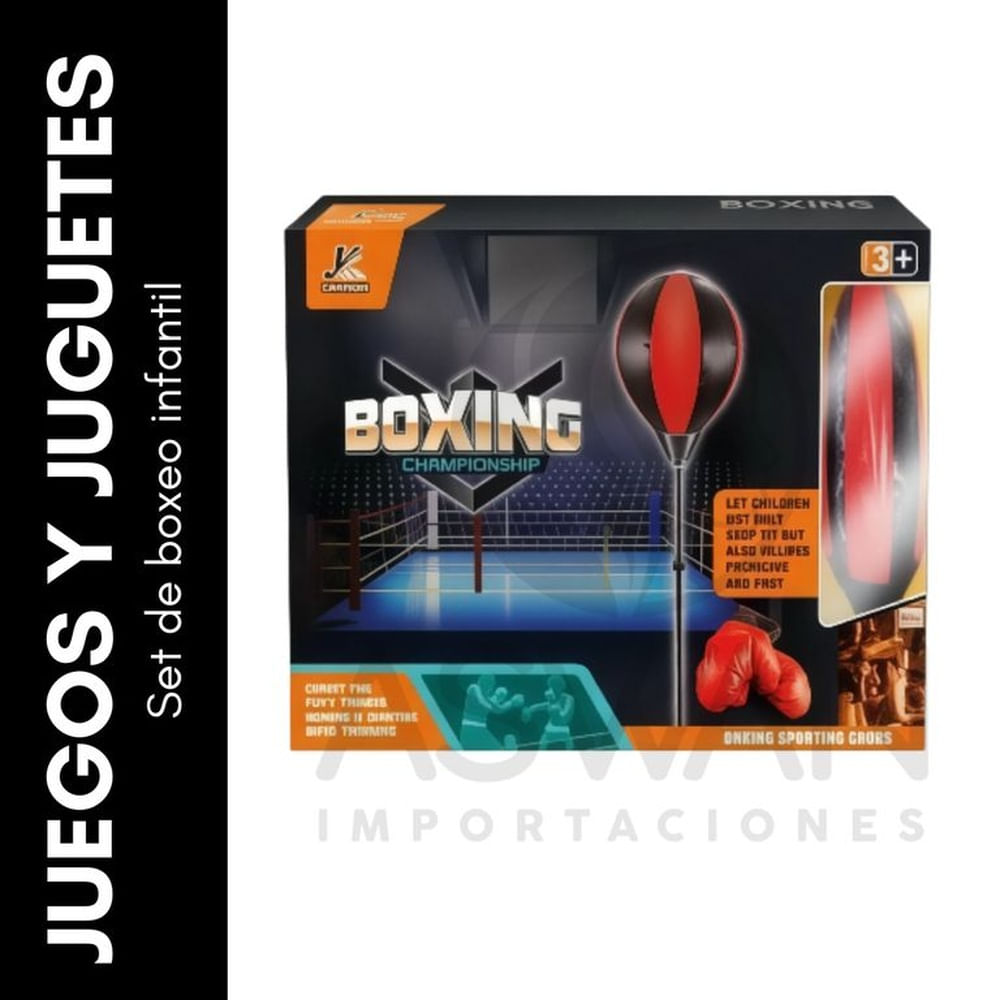 Set de boxeo infantil Negro Set de boxeo infantil Negro