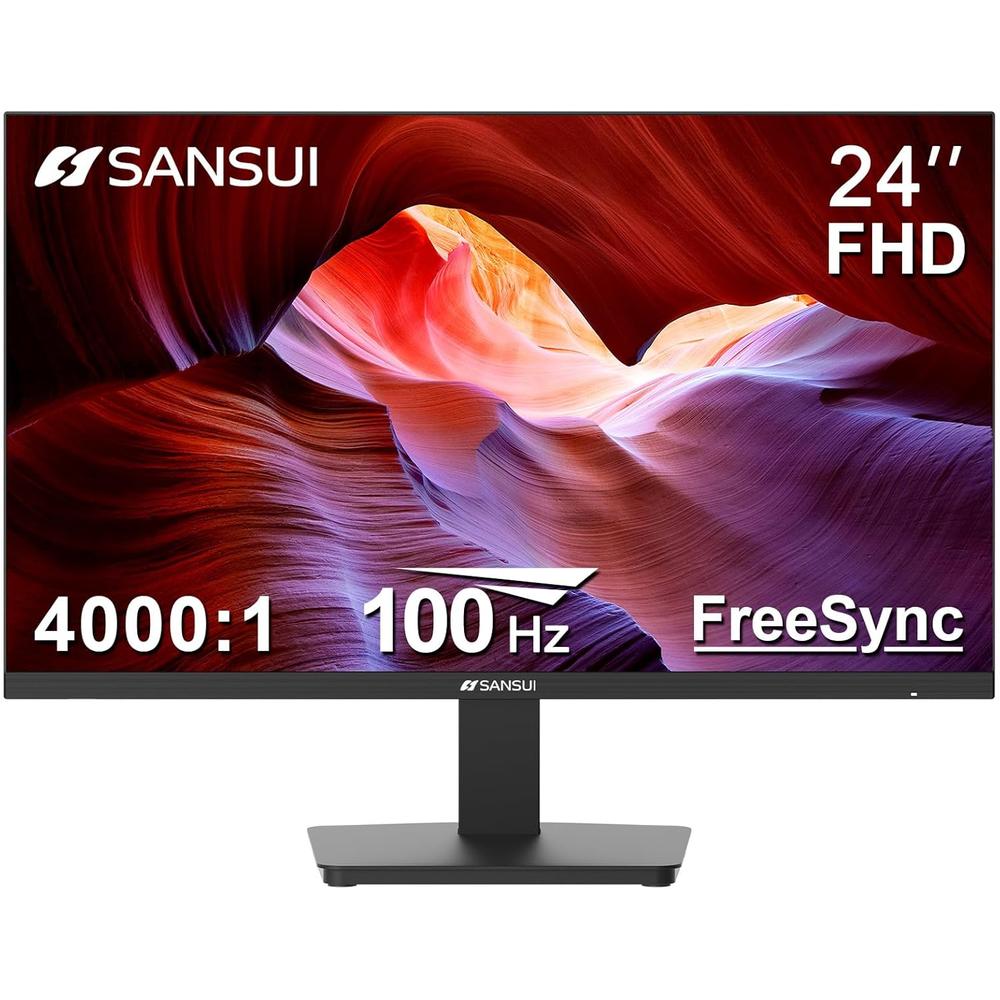 Sansui 24"" FHD 100 Hz HDMI/VGA VESA Ergonomía Eye Care