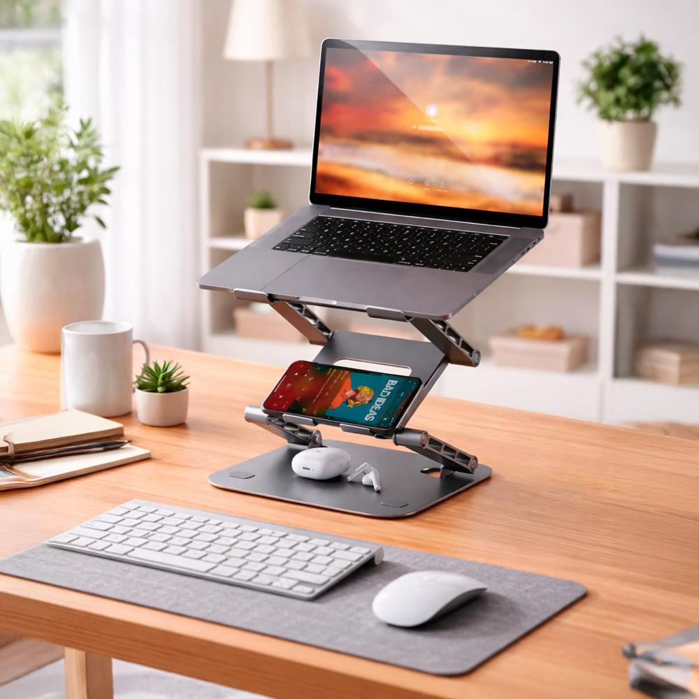 Soporte para Laptop hasta 17.3 Acero Carbonado Soporte para Laptop hasta 17.3 Acero Carbonado