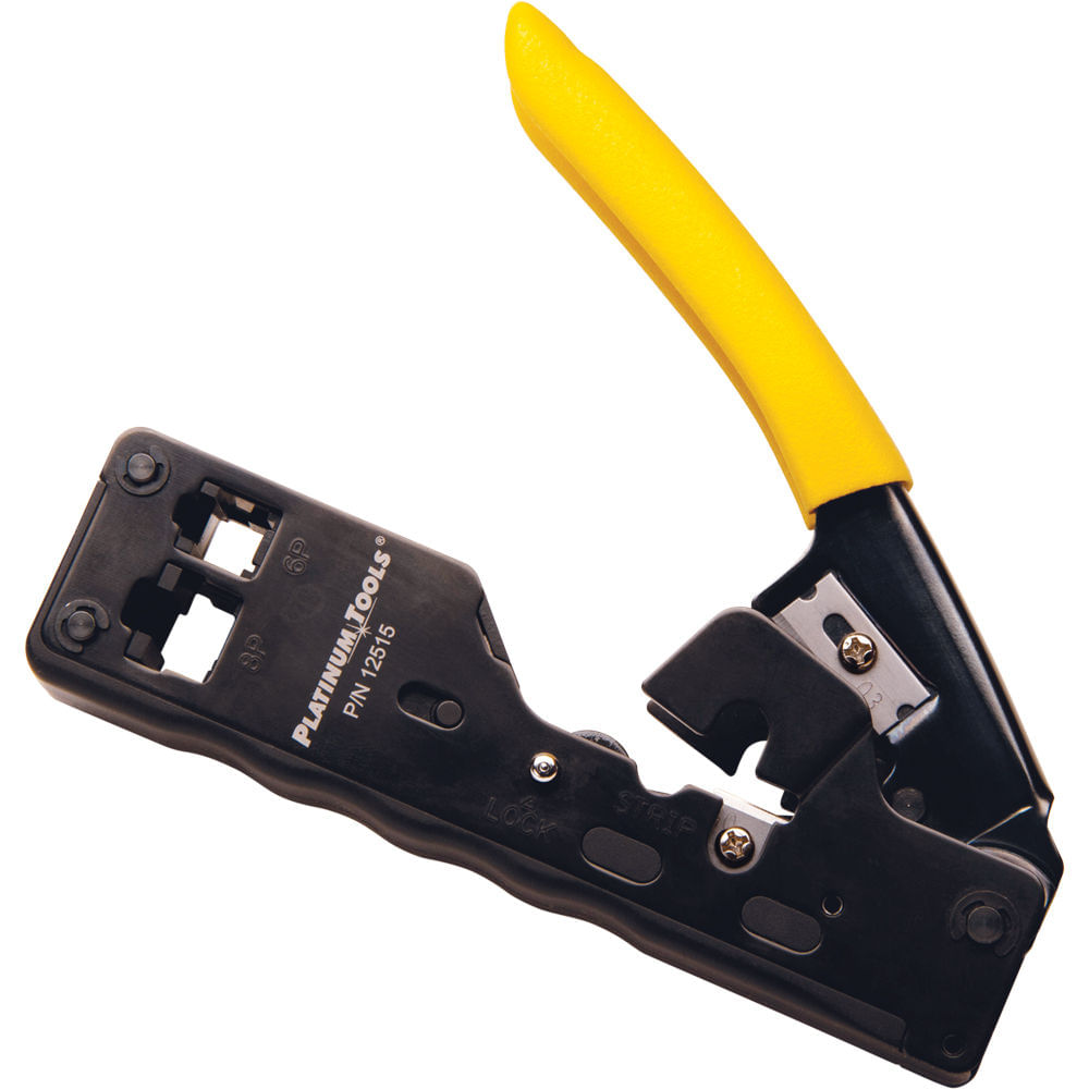 Herramienta de Engaste Platinum Tools Tele Titanxg Cat6A 10Gig Empaque en Clamshell