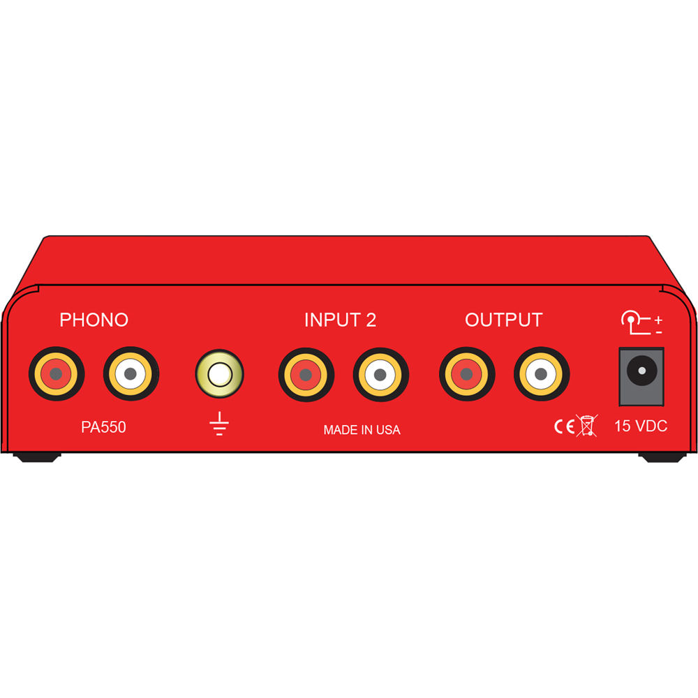 Preamplificador Bellari Pa550 con Preamplificador de Fono Riaa Y Amplificador de Auriculares