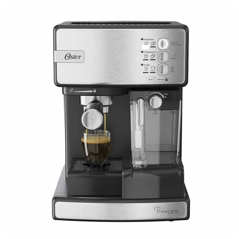 Cafetera Oster BVSTEM6603SS Automática de Espresso Prima Latte I