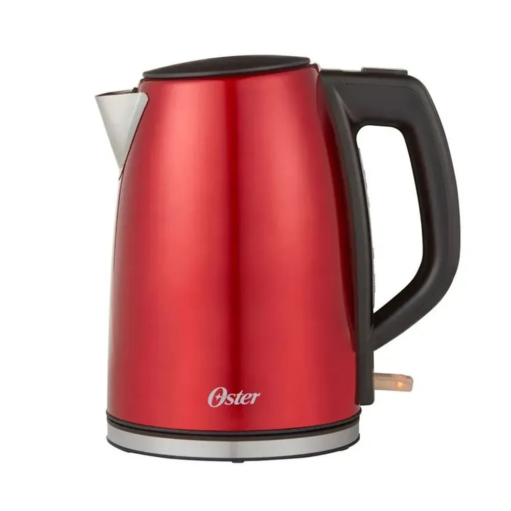 Hervidor eléctrico acero inoxidable Oster BVSTKT673CR Rojo