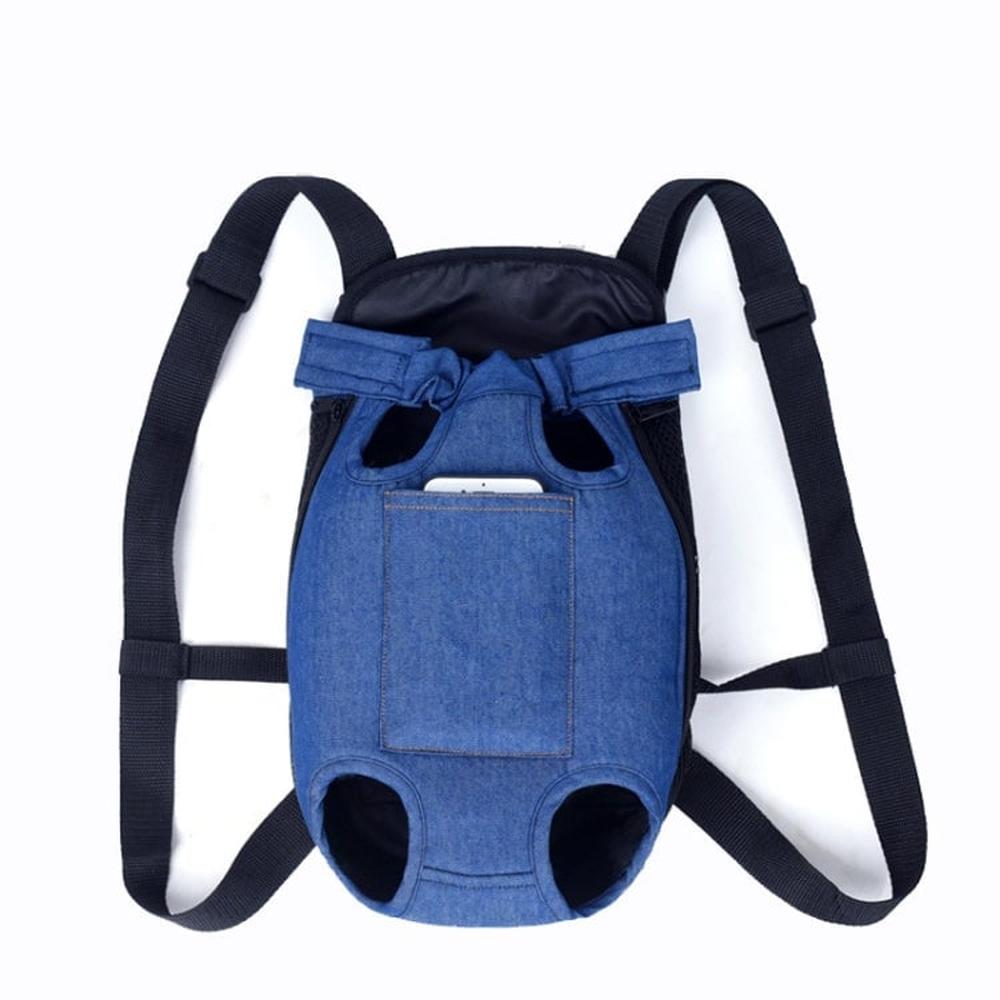 Mochila Canguro Para Mascotas Denim Azul Talla S Mochila Canguro Para Mascotas Denim Azul Talla S