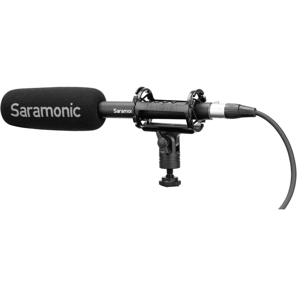 Micrófono Saramonic SoundBird T3 Shotgun (Batería Recargable, Phantom) - Ideal para Cine Independien