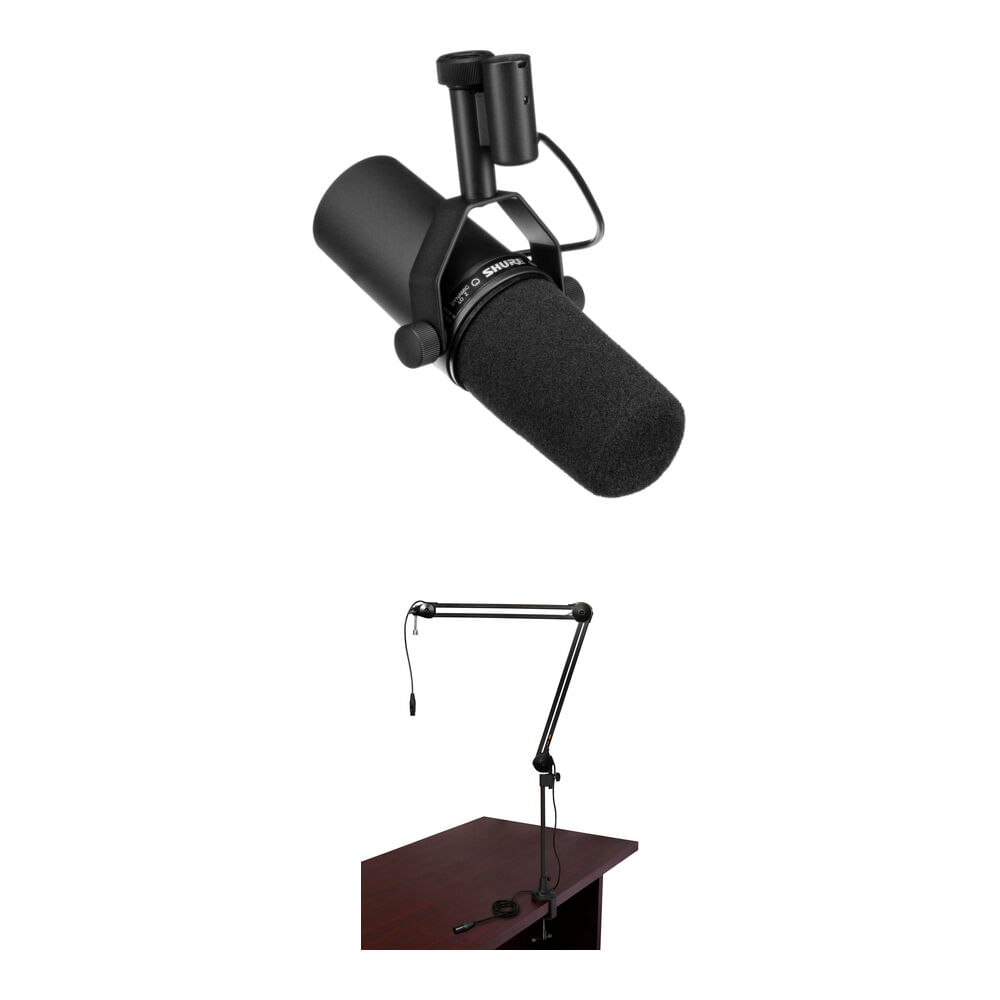 Micrófono Vocal Dinámico Shure SM7B y Kit de Brazo de Transmisión para Podcast y Broadcast 1525752-REG Micrófono Vocal Dinámico Shure SM7B y Kit de Brazo de Transmisión para Podcast y Broadcast 1525752-REG